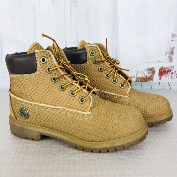 TIMBERLAND Vent Tech Wheat Grade School Boots Size 4.5 27975 - Picture 2 of 7